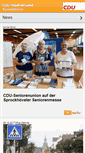 Mobile Screenshot of cdu-sprockhoevel.de